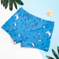 Плавки купальные для мальчика KAFTAN &laquo;Подводный мир&raquo; рост 122-128 (34), цвет голубой