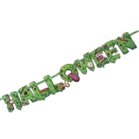 Гирлянда на ленте на Хэллоуин, фотобутафория, игра &laquo;Crazy zomby party&raquo;.