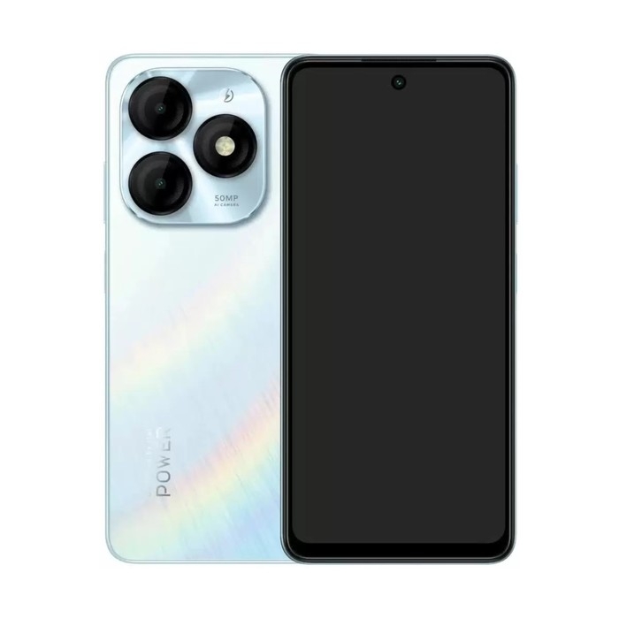 Смартфон Itel P55, 6.6 Смартфон Itel P55, 6.6", 8 Гб, 128 Гб, 50 Мп, 8 Мп, microSD, 2sim, 5000 мАч, синий