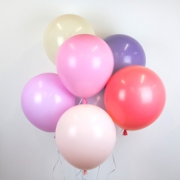 Шар латексный 18", макарунс, набор 25 шт., МИКС