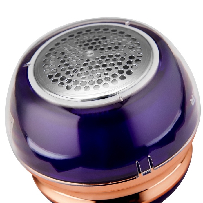 Машинка для удаления катышков BRAYER 5031BR, 3 Вт, TypeC, съёмный резерв для катышков, фиолетовая