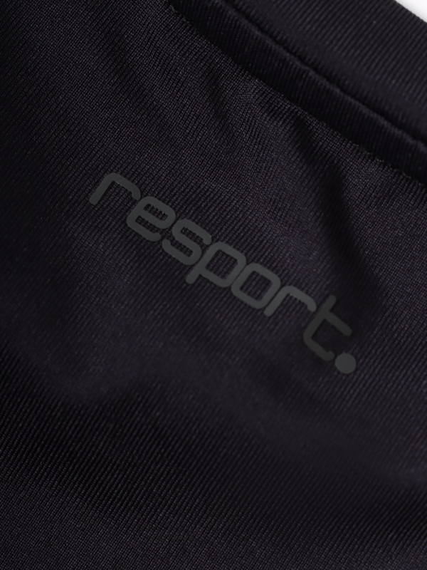 Футболка мужская Resport, р. 46, цвет чёрный, базовая, со вставками