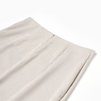 Юбка с разрезом женская, MINAKU, цвет серо-бежевый, размер 46