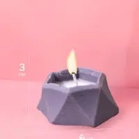 Свеча шестиугольная 6х6х3 см, соевый воск