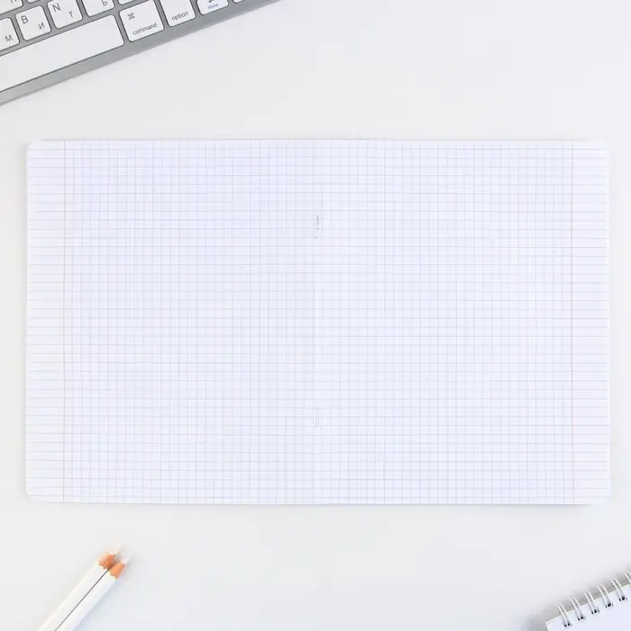 Тетрадь в клетку, 12 листов, А5, на скрепке, блок №1 &laquo;Градиент&raquo;МИКС