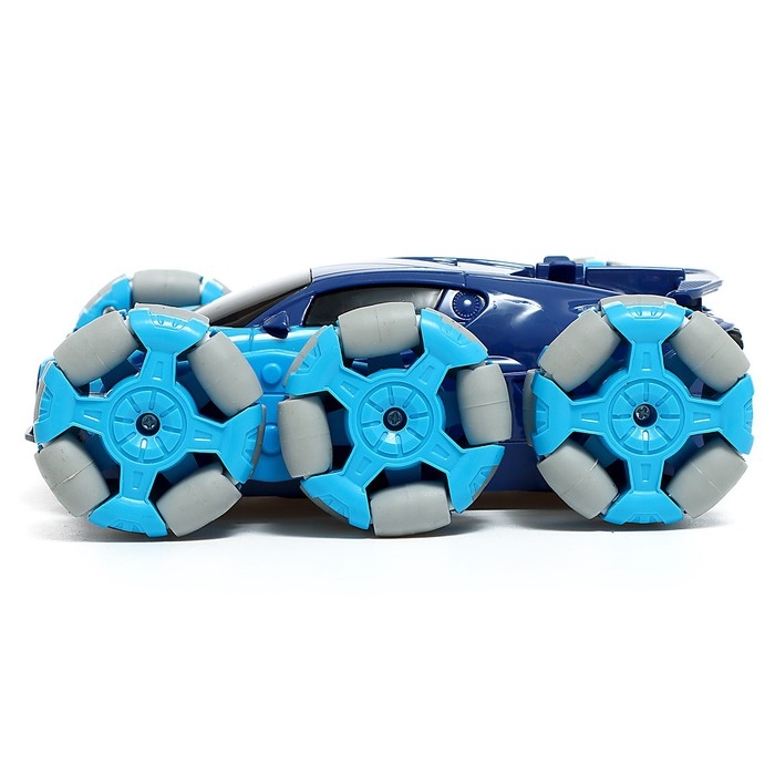 Машина радиоуправляемая &laquo;Трюковая&raquo;, дым, с аккумулятором, цвет синий