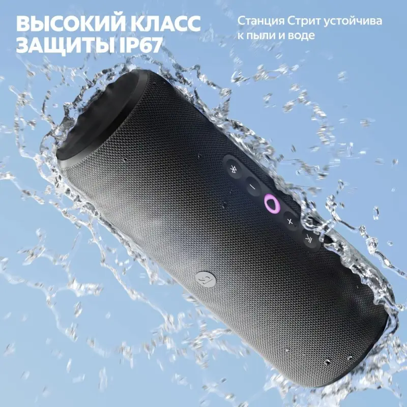 Умная колонка &laquo;Яндекс Станция Стрит&raquo;, черная