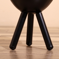 Кашпо на подставке "Блэки" металл (набор 2 шт), диаметр 28 и 23 см Кашпо на подставке "Блэки" металл (набор 2 шт), диаметр 28 и 23 см