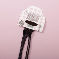 Резинки для волос , детские , цветные косички «Ошеламляй», d=4 см. Резинки для волос , детские , цветные косички «Ошеламляй», d=4 см.