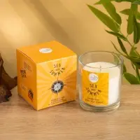 Свеча с кристаллом внутри Sea and Summer "Vacation at Sea" морской, 120 гр