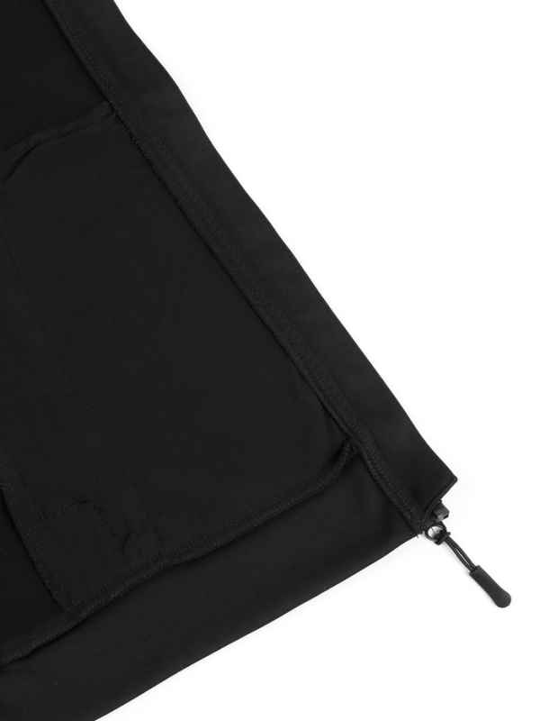 Лонгслив мужской Resport, на молнии, р. 52, цвет чёрный, базовый, с длинным рукавом