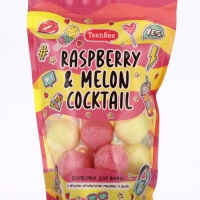 TeenBee Набор бомбочек для ванны дыня-малина, 200 гр TeenBee Набор бомбочек для ванны дыня-малина, 200 гр