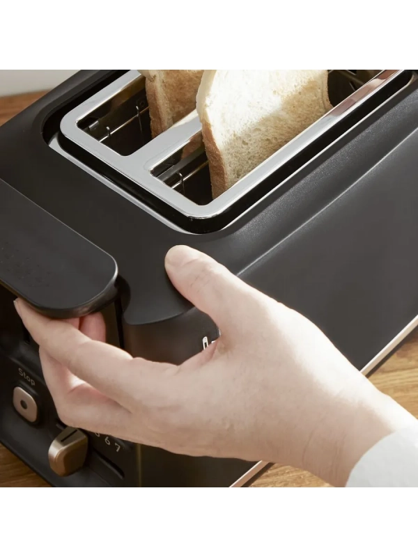 Тостер Includeo TT533811, с поддоном для крошек, черный