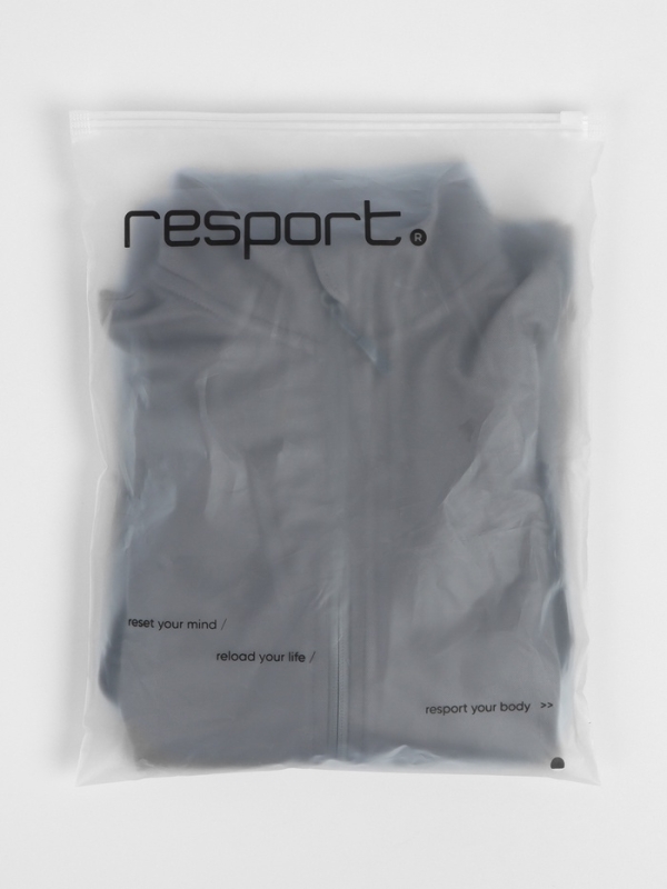 Лонгслив мужской Resport, на молнии, р. 52, цвет серый, базовый, с длинным рукавом