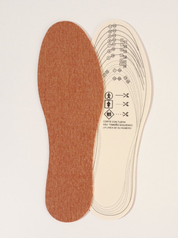 Стельки (лен, хлопок, латекс) универс 36-46р-р 29,5см (пара) корич пак OT Стельки (лен, хлопок, латекс) универс 36-46р-р 29,5см (пара) корич пак OT