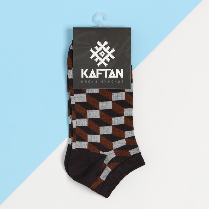 Носки мужские KAFTAN Носки мужские KAFTAN "Геометрия" размер 41-44 (27-29 см) цвет МИКС