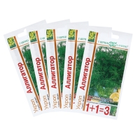 Семена Укроп 1+1 "Аллигатор",набор 5 шт Семена Укроп 1+1 "Аллигатор",набор 5 шт