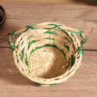 Корзина плетеная 17x17x22 см, ротанг