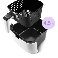 Аэрогриль электрический с поддоном КТ-2217 - 4.5 л - 1500 Вт