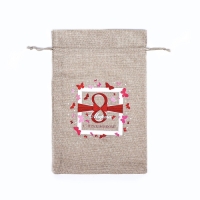 Мешок подарочный с термонаклейкой "Бабочки" 20 x 30 см набор 5шт 9924390