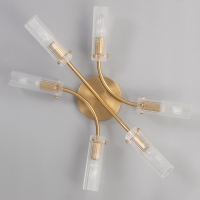 Люстра "Рико" 6х40Вт Е27 бронза 60х40х20см