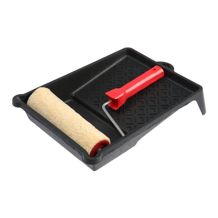 Набор малярный ЛОМ, валик полиакрил, 180 мм, ванночка 250 х 320 мм Набор малярный ЛОМ, валик полиакрил, 180 мм, ванночка 250 х 320 мм