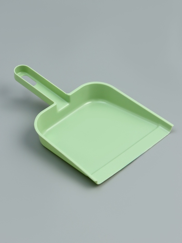 Совок со щёткой для уборки за животными 20 х 12 х 2 см, зеленый