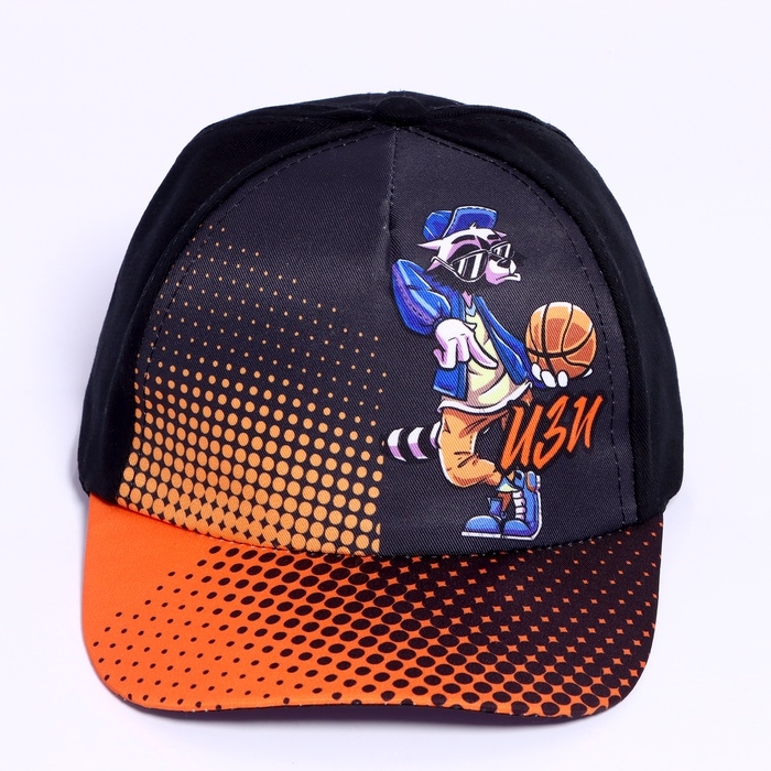 Кепка детская для мальчика &laquo;Изи&raquo;, цвет чёрный, р-р 54