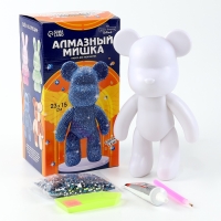 Алмазная мозаика на фигурке с полным заполнением &laquo;Медведь&raquo;, синий