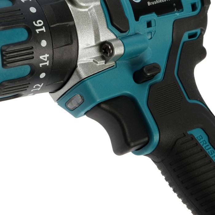 Дрель-шуруповерт BIYOTI BYT-CED05, бесщеточная, ударная, 20 В, 2х4 Ач, 90 Нм, кейс