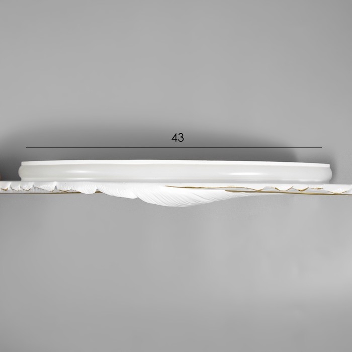 Бра "Перо" LED 22Вт 4000К белый 17х4х64см