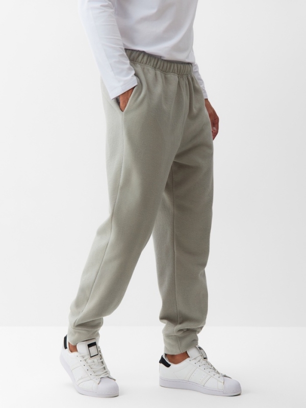 Брюки флисовые мужские спортивные MINAKU: Fleece Soft цвет серый, р-р 46