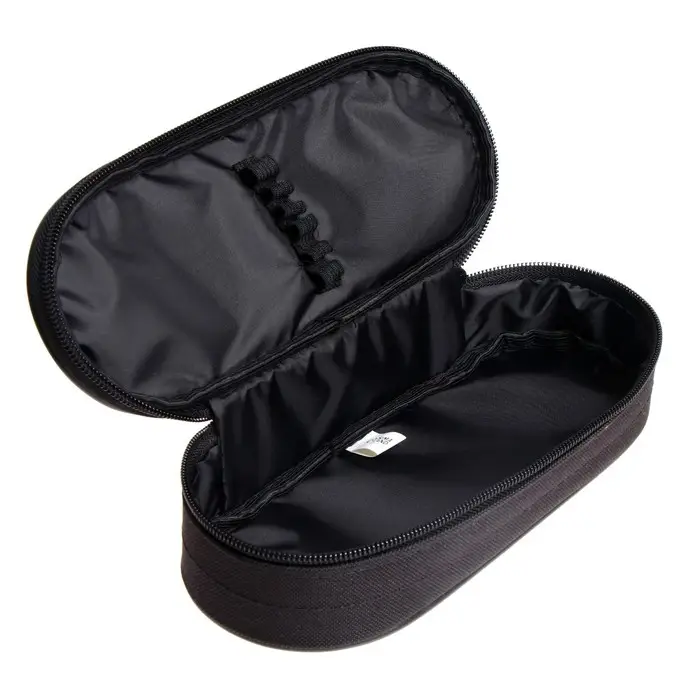 Пенал-футляр 95 х 205 х 45 мм, мягкий, текстильный, Calligrata, ПМК 27-20 резинка на клапане,"Пиксели"