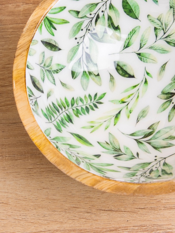 Миска "Оливковая ветвь" дерево манго 17,5х17,5х6,5 см