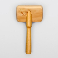 Пуходерка в деревянном корпусе, с каплями, 7,3 х 12,5 см Пуходерка в деревянном корпусе, с каплями, 7,3 х 12,5 см