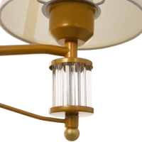 Люстра 1091/5GD 40Вт Е27 золото 60х60х38-78 см BayerLux