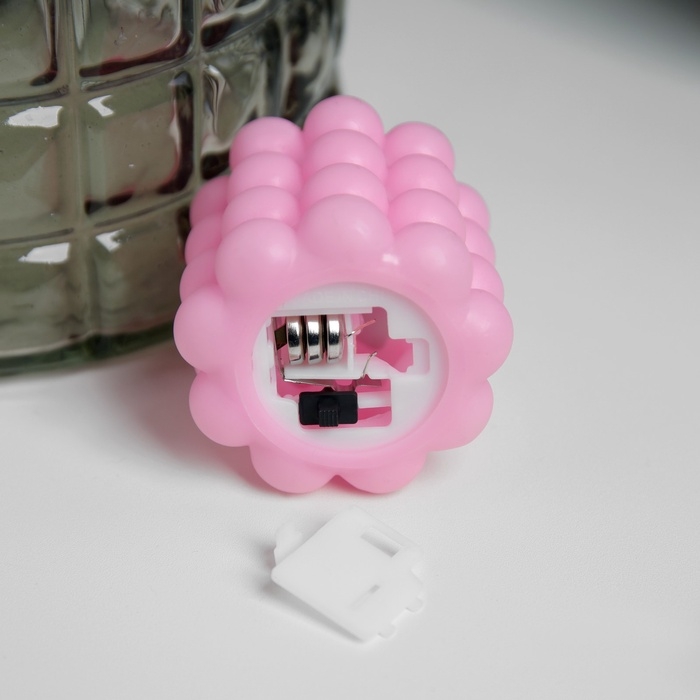 Светодиодная фигура «Свеча шарики» 5х5 см, батарейки АG13х3 (в комплекте), свечение теплое белое Светодиодная фигура «Свеча шарики» 5х5 см, батарейки АG13х3 (в комплекте), свечение теплое белое