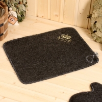 Набор банный "Царь" 5 предметов (портфель, шапка, варежка, коврик, тапки) Набор банный "Царь" 5 предметов (портфель, шапка, варежка, коврик, тапки)