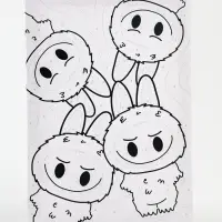 Картина по номерам "Пушистики" 21х15 см