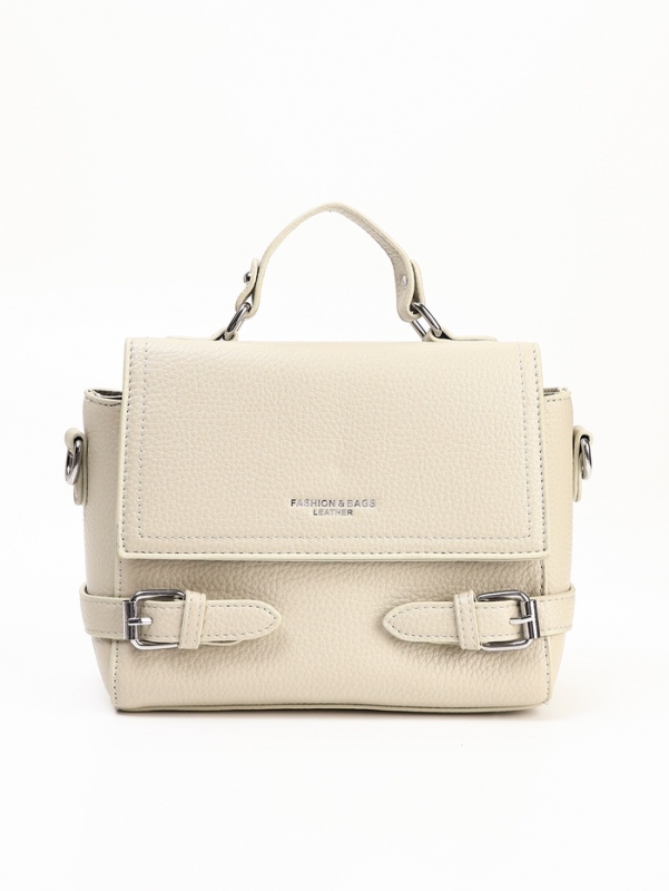 Сумка женская, 22*11*17, отд на молнии, длин ремень, серый