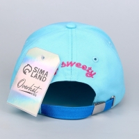 Кепка детская для девочки My sweety, голубая, р-р, 52-54 Кепка детская для девочки My sweety, голубая, р-р, 52-54