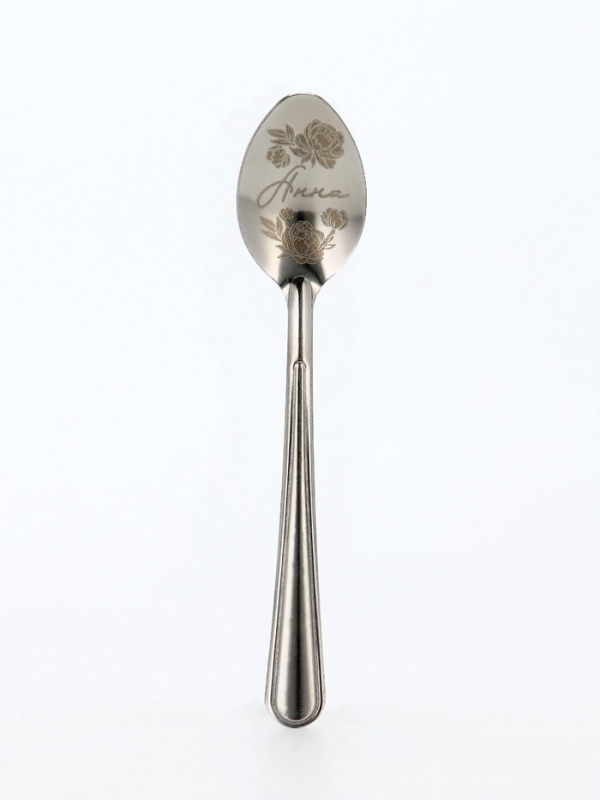 Ложка именная на открытке "Анна", 3 х 14 см