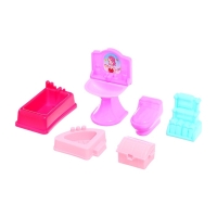 Кукольный дом &laquo;Тёмный домик&raquo;, 2 куклы, мебель, аксессуары