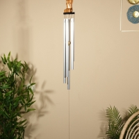 Музыка ветра "Кошка" дерево, алюминий 7х7х70 см