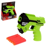 Бластер &laquo;Агент&raquo;, стреляет мягкими пулями, цвета МИКС