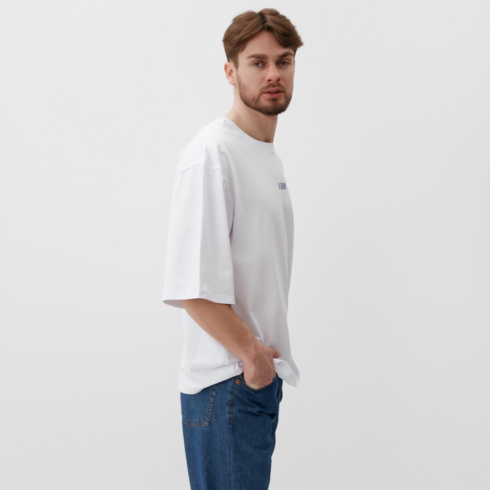 Футболка мужская MIST Not found, размер 48, белый