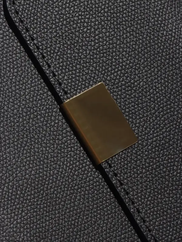 Органайзер на кольцах, C6, с клапаном, 80л, линия, к/зам, Черный