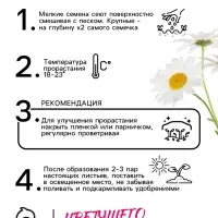 Семена цветов Ромашки "Аляска", 0,3 г