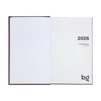 Ежедневник датир 2026г А5 168л, б/вин, коричневый