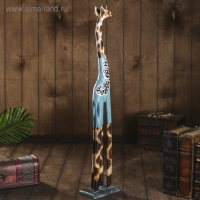 Сувенир дерево "Жираф голубой костюмчик" 12х20х80 см